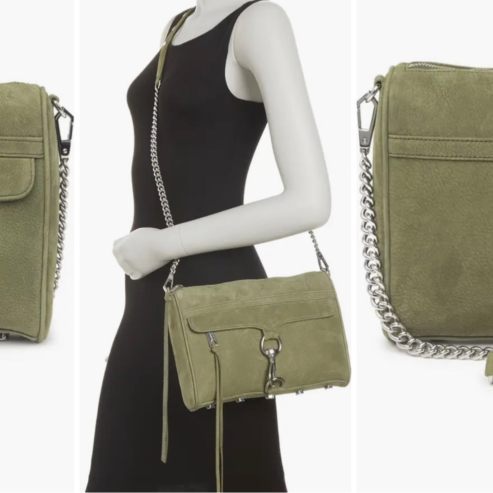 Rebecca Minkoff suede M.A.C bag NEW